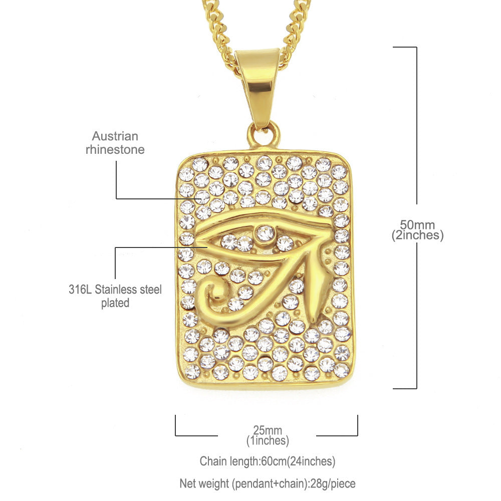 Jewelry Fashion Brick Pendant Necklace Alphabet Pieces Word Up Animal The Eye of Horus Skull Pieces