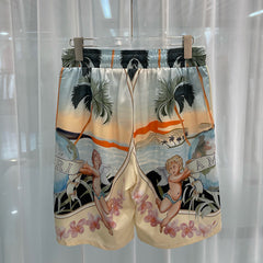 East Coast Shorts Summer Casual Digital Print Shorts