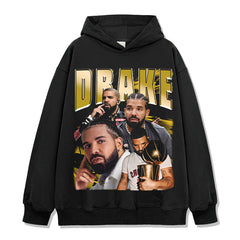 Drake Hoodie Printed Short Sleeve T-Shirt