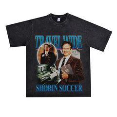 Film Star T Shirt Movie Dead Society Loose Retro Street Cotton T-shirt Men and Women