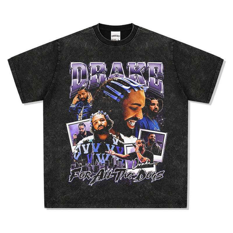 Drake T Shirts Hip Hop Loose T Shirts