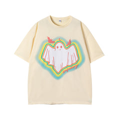 Camisas Vintage Hombre Short Sleeve T-Shirt Summer Loose Top