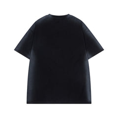 Ellie Seattle Shirt Washed Old Tie-Dye Spray Crew Neck T-Shirt