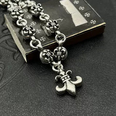 Chrome Heart Bracelet Flower Domineering Classic