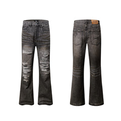 American Mens Jeans Retro Loose Jeans