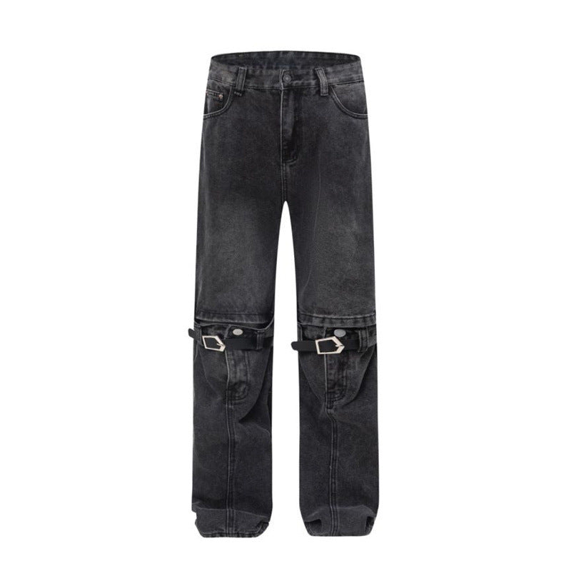 American Mens Jeans Vintage Water Mill Nostalgic Tooling Jeans