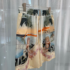 East Coast Shorts Summer Casual Digital Print Shorts