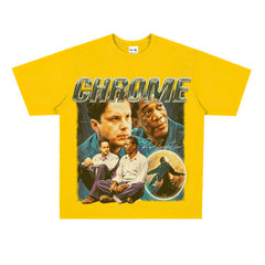 Film Star T Shirt Shawshank's Redemption Street Style Short Sleeve Loose Retro American T-shirt Men