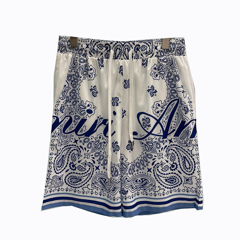 East Coast Shorts Summer Casual Digital Print Men's Shorts Beach Shorts