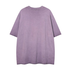 80s Casual Classics Shirts Washed Short Sleeve Crew Neck Summer