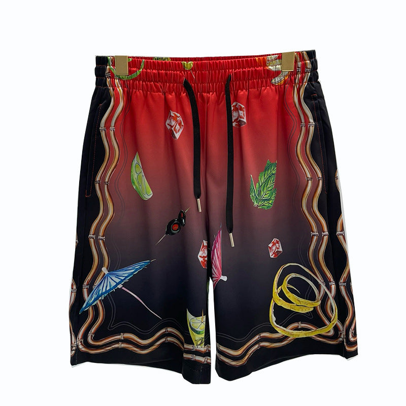 East Coast Shorts Summer Casual Print Men's Shorts Beach Shorts