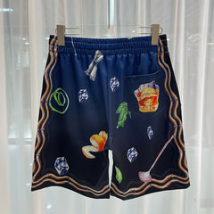 East Coast Shorts Summer Casual Digital Print Men's Shorts Beach Shorts