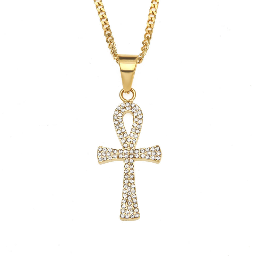 Jewelry Fashion Necklace Ankh Crosses Egypt Pieces