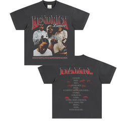 Kendrick Lamar T Shirts Old Loose Short Sleeves