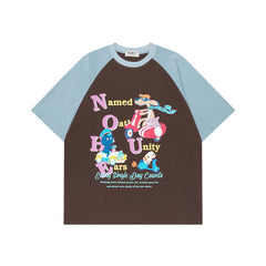 Ellie Seattle Shirt Crew Neck Casual Short Sleeve T-Shirt