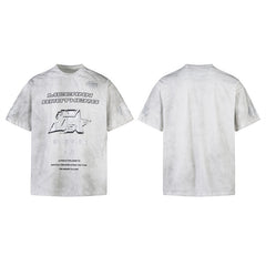 80s Casual Classics Shirts Washed Old Short Sleeve T-Shirt Crew Neck Top