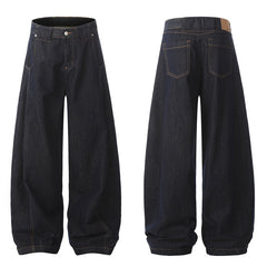 American Mens Jeans Loose Casual Wide Leg Pants