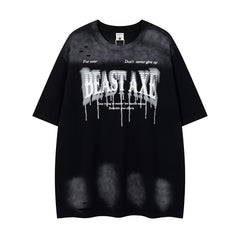 80s Casual Classics Shirts Old Short Sleeve T-Shirts Hip Hop Loose