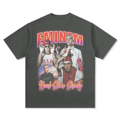 Detroit Eminem T Shirt Vintage Washed Old Blockbuster T-Shirt