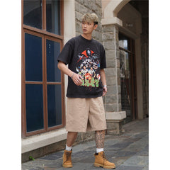 Film Star T Shirt Loose Nostalgic Short Sleeve American Retro Trendy T-shirt Men and Women