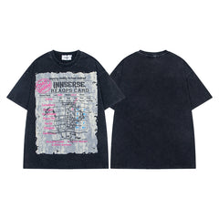 Ellie Seattle Shirt Washed Old Short Sleeve Men's T-Shirt