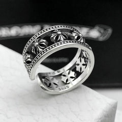 Chrome Heart Ring Cross Anchor