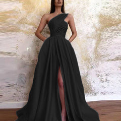 Mariah Carey Dress Sexy Oblique Shoulder Dress Long Dress Evening Gown