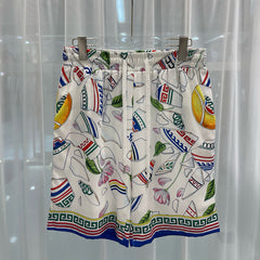 East Coast Shorts Summer Casual Digital Print Men's Shorts Beach Shorts