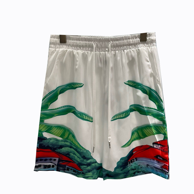 East Coast Shorts Summer Casual Digital Print Men's Shorts Beach Shorts