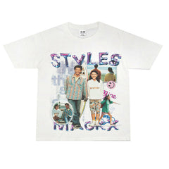 Film Star T Shirt Loose Heavy Crew Neck Street T-shirt