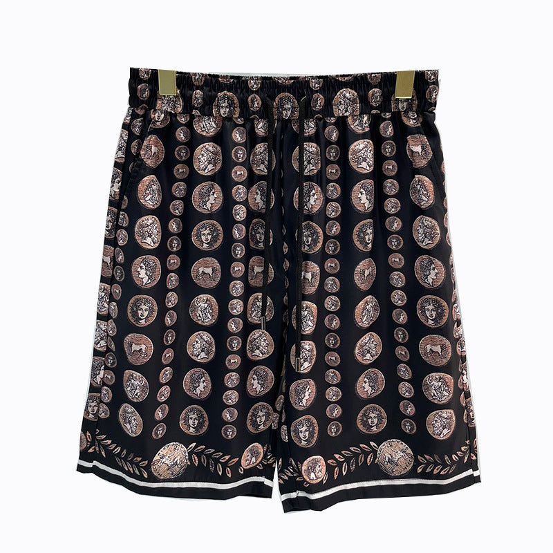 East Coast Shorts Summer Digital Print Men's Beach Pants Shorts