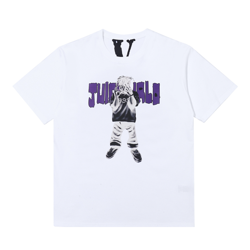 Juice WRLD T Shirt Vlone & Juice WRLD Photo Tee Loose T-shirt