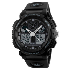 Analog-Digital Watch Outdoor Sports Waterproof Watch
