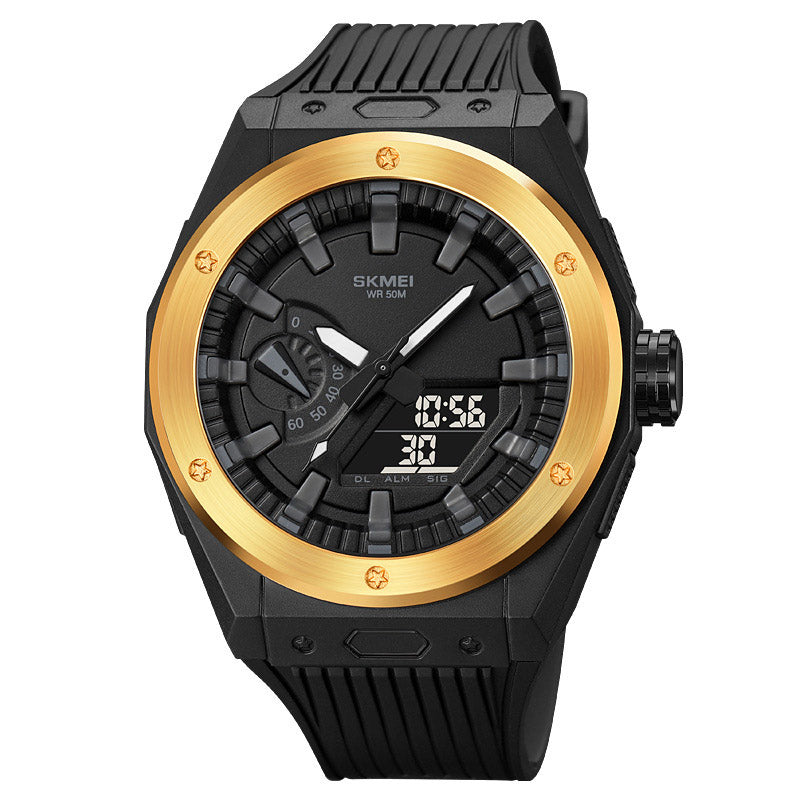 Analog-Digital Watch Sports Waterproof Men's Electronic Watch