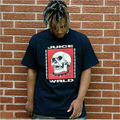 Juice WRLD T Shirt 999 & Juice WRLD Skull Printed Loose T-shirt Cotton