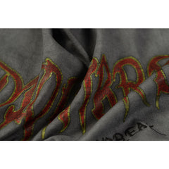 Camisas Vintage Hombre Vintage Washed Old Loose Short Sleeve T-Shirt