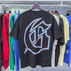 Godspeed T Shirts Driving Movie Skull Printing Cotton Casual Short Sleeves Men and Women