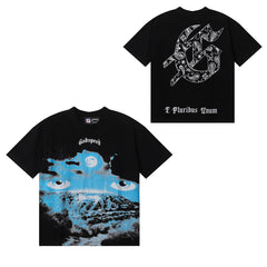 Godspeed t Shirts Hollywood Night Print Cotton Casual Short Sleeve Men and Women