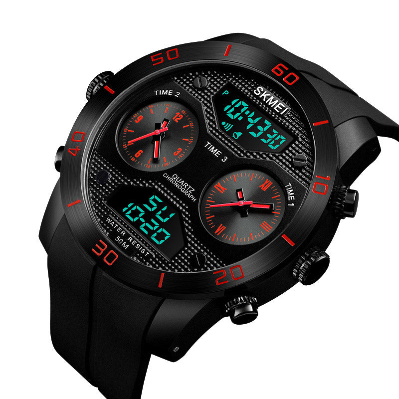 Analog-Digital Watch Outdoor Sports Waterproof Watch