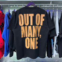 Godspeed T Shirts Skull Bee Sunflower Print Cotton Short Sleeve Men and Women