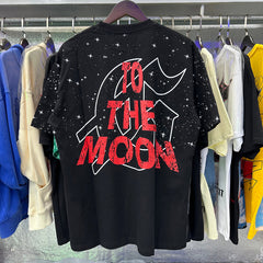 Godspeed T Shirts Astronaut Earth Gypsy Printing Cotton Casual Short Sleeve Men and Women