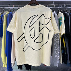 Godspeed T Shirts Skateboard Skull Junior Print Cotton Casual Short Sleeve Men and Women