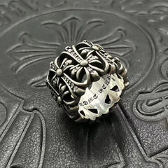 Chrome Heart Ring Vintage Medieval