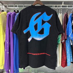 Godspeed T Shirts Rugby Players Printed Cotton Casual Short Sleeves Men and Women