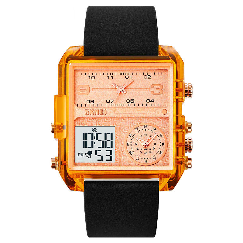 Analog-Digital Watch Square Simple Style Watch