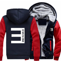 Detroit Eminem Hoodie Hip Hop Fleece Hooded Zip Sweater