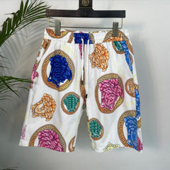 East Coast Shorts Summer Casual Digital Print Men's White Beach Pants