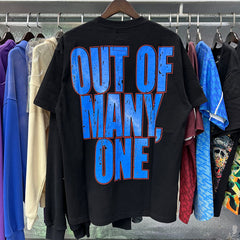 Godspeed T Shirts Speech Skull Printing Cotton Casual Crew Neck Short Sleeve Men and Women