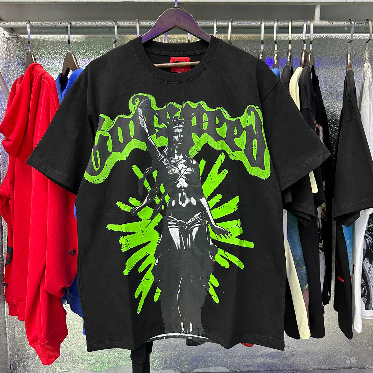 Godspeed T Shirts Mosaic Free Muse Printed Cotton Casual Short Sleeves Men and Women