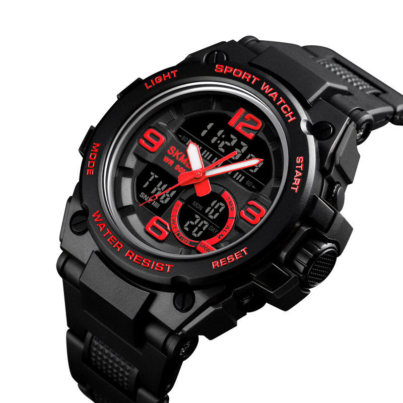 Analog-Digital Watch Outdoor Sports Fashion Waterproof Watch